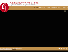 Tablet Screenshot of chandrajewellersandson.com